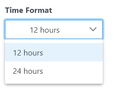 Date Settings screenshot
