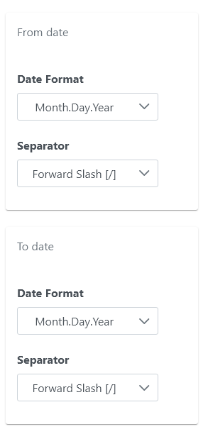 Timeline Settings screenshot