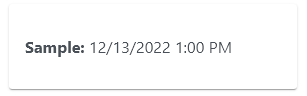 Date Settings screenshot